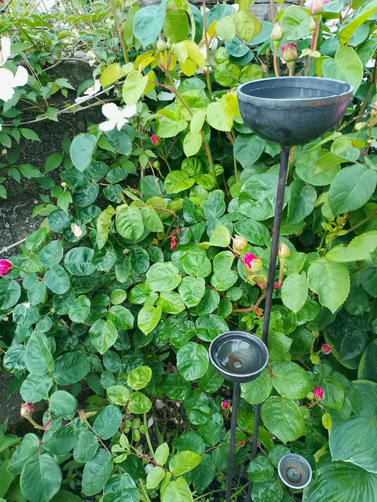 Hand made Rain Catchers – Garden Sculpture Set of 3