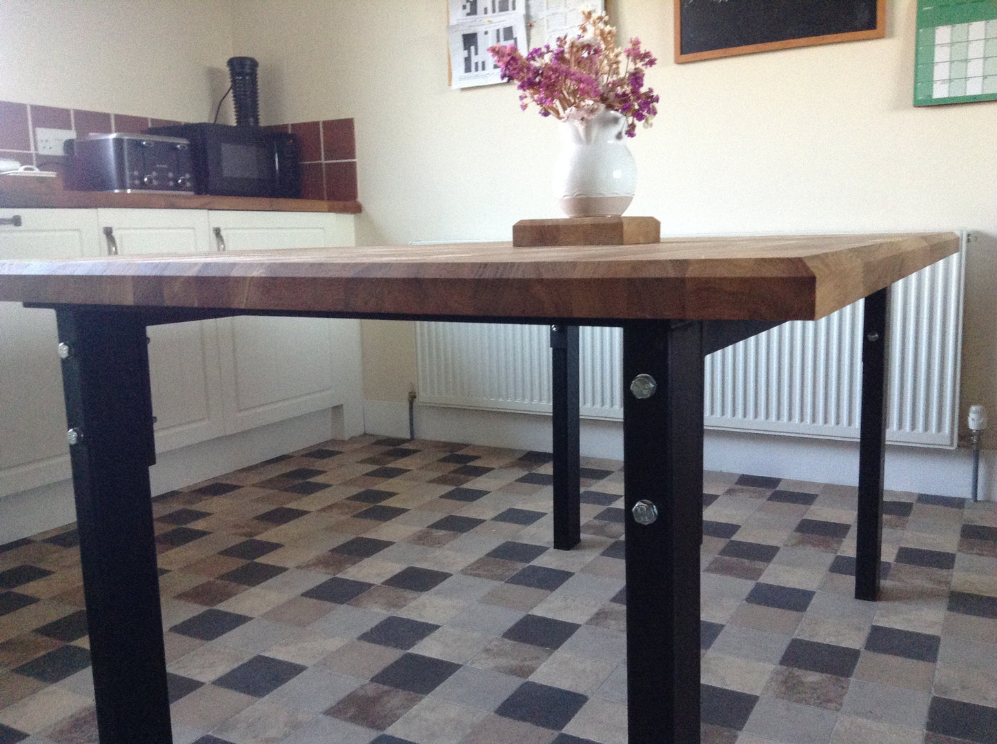 Industrial Oak Dining Table