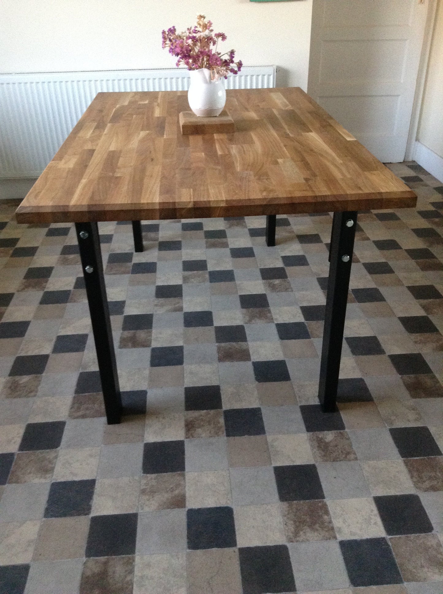 Industrial Oak Dining Table